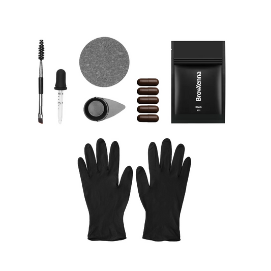 Brow Tint CAPS Kit — Water-Activated Dry Dye Capsules