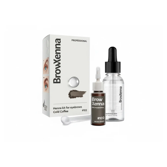 Brow Henna Kit — Single Shade + Mixing Solution