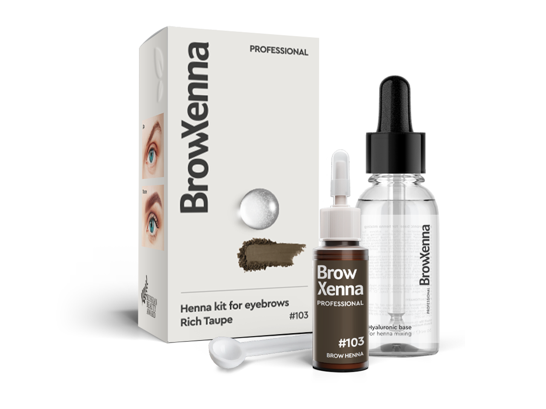 BrowXenna®,  Brown #103, Rich Taupe, 1 vial