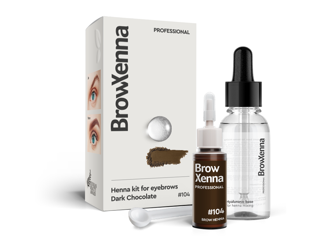 BrowXenna®, Brown #104, Dark Chocolate, 1 vial