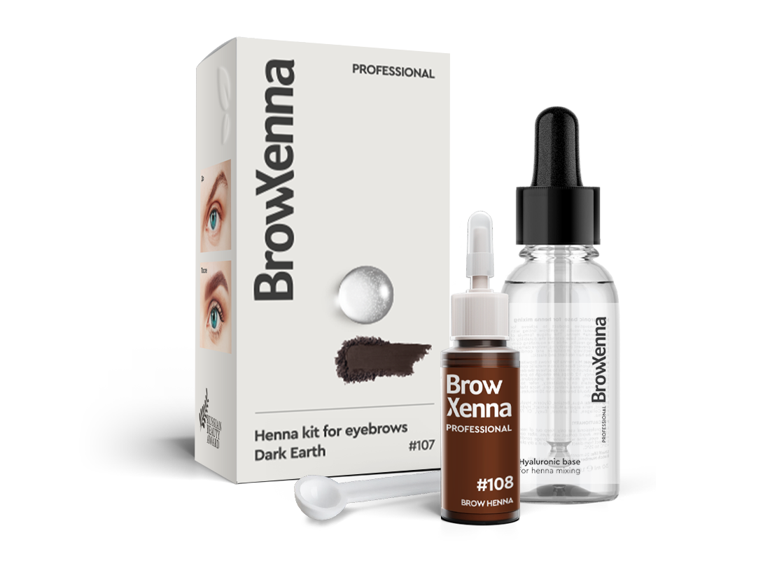 BrowXenna®, Brown #108, Wood wine, 1 vial