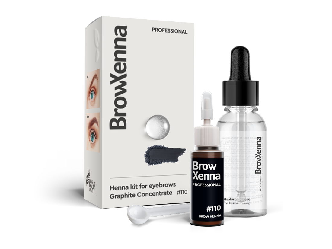 BrowXenna®, #110 Graphite concentrate, 1 vial