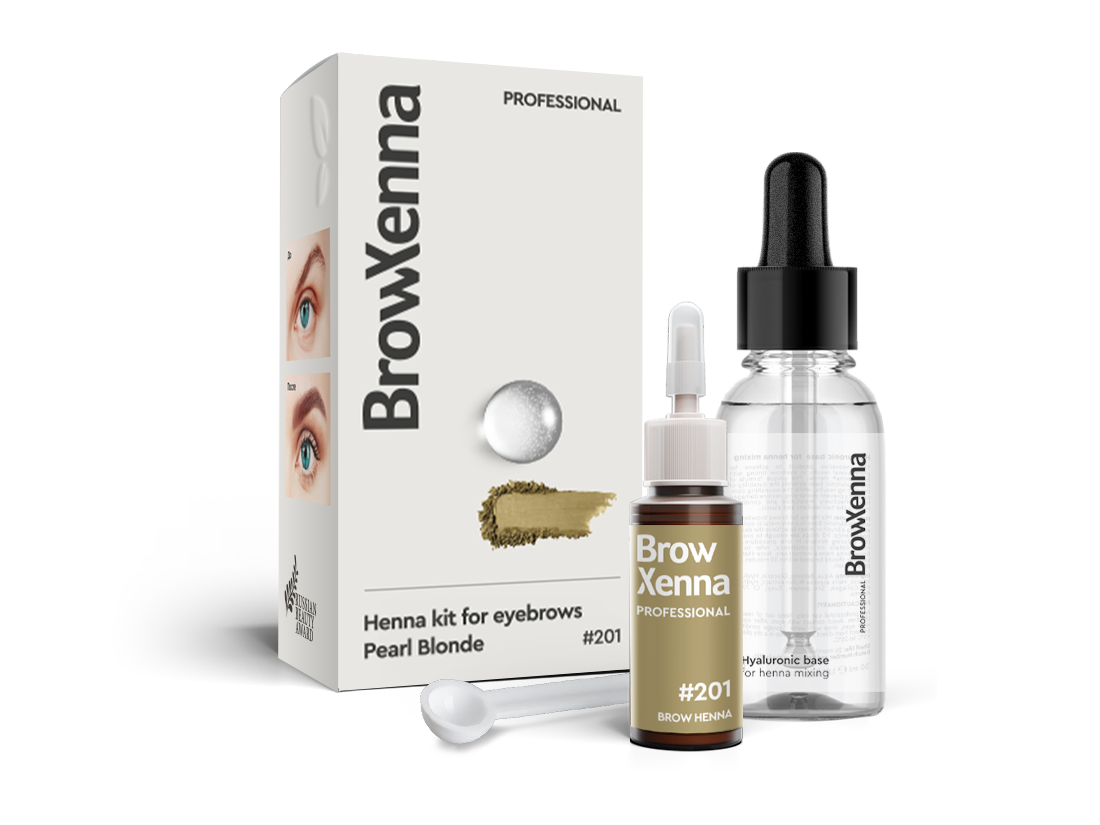 BrowXenna®, Blond #201, Pearl Blond, 1 vial