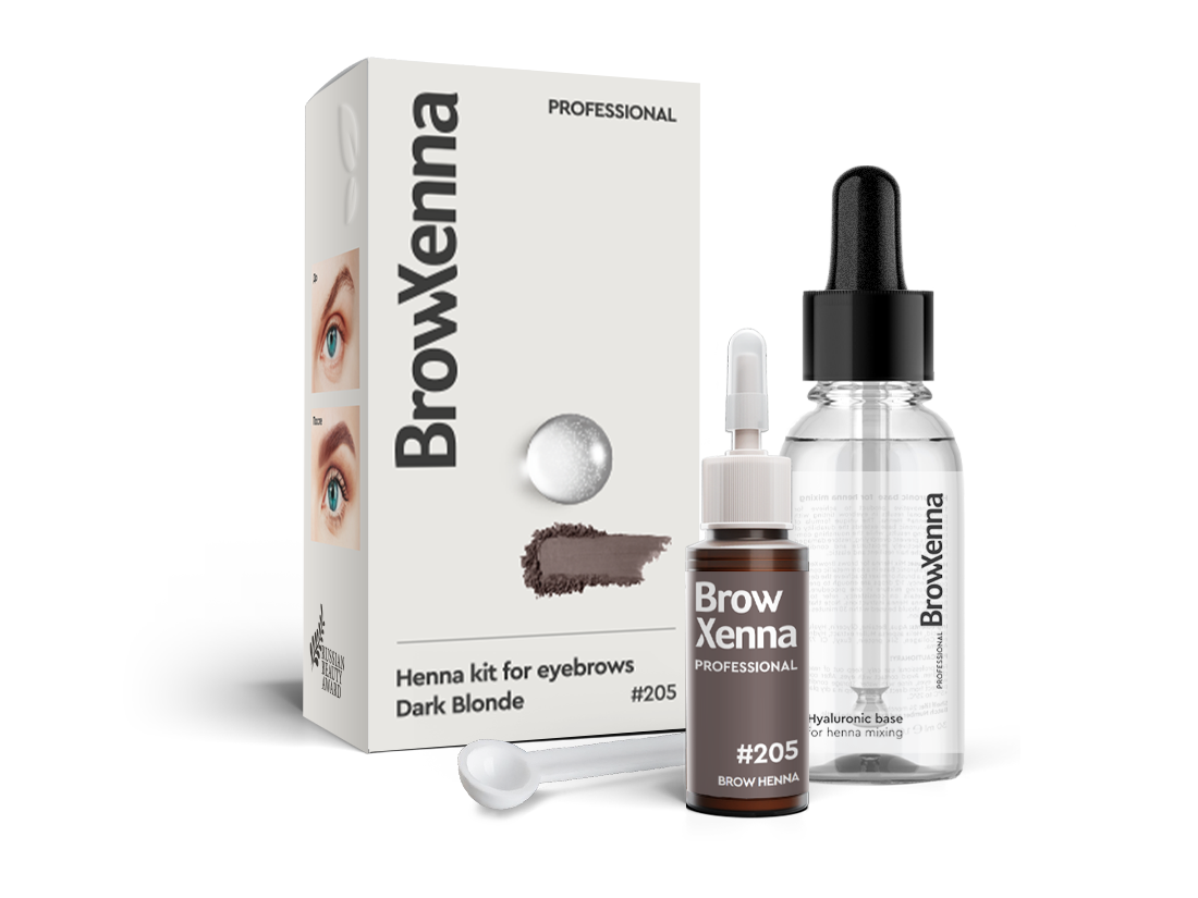 BrowXenna®, Blond #205, Dark Blond, vial