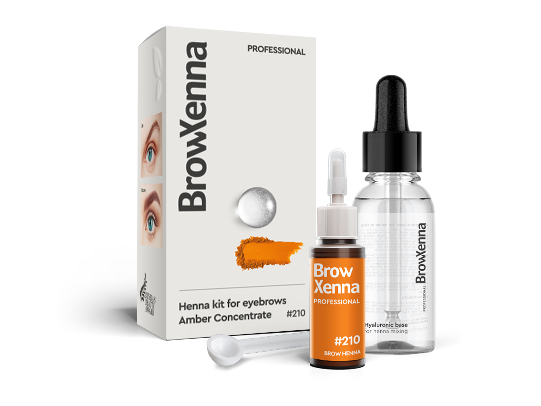 BrowXenna®, #210 Amber concentrate, 1 vial