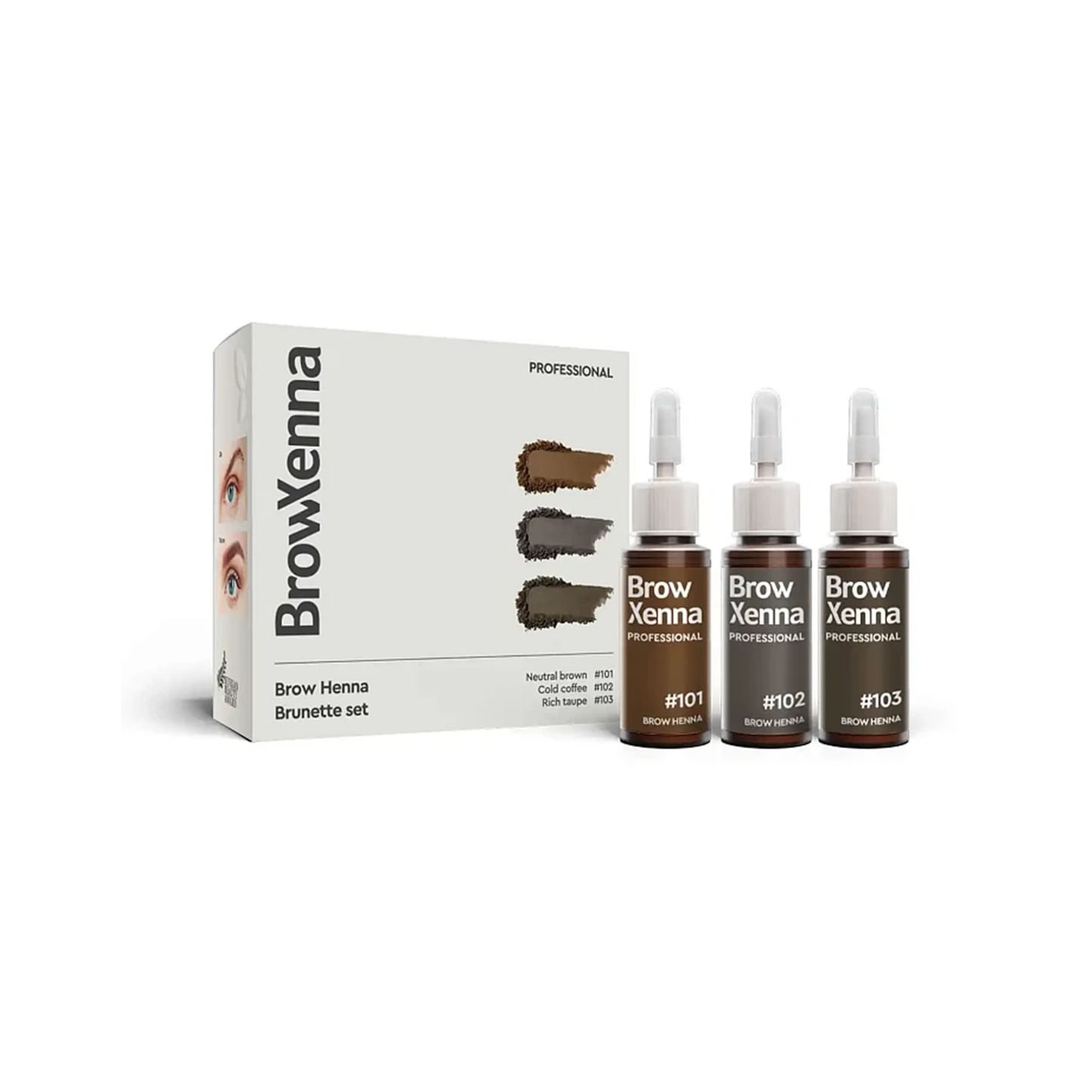 BROW HENNA BRUNETTE SET