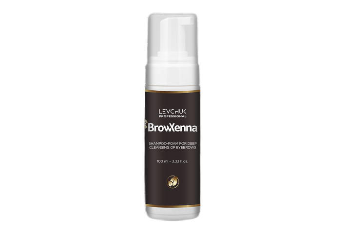 Shampoo-foam for deep cleansing of eyebrows, BrowXenna®